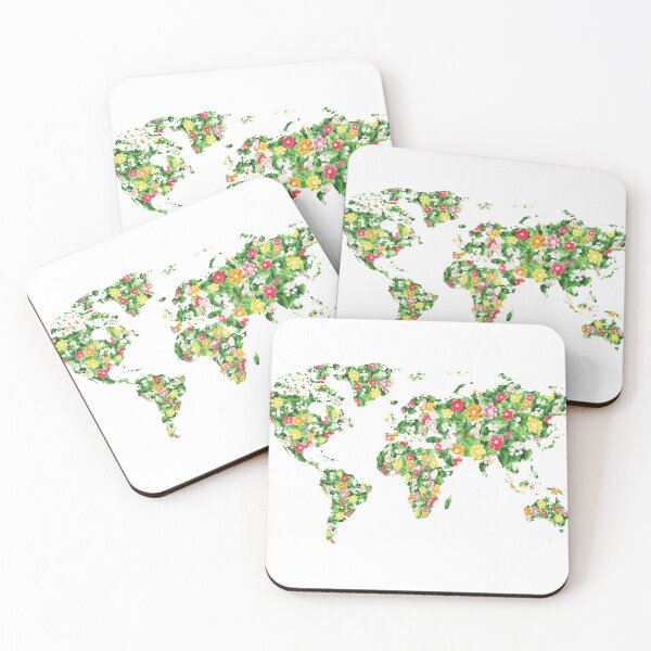 Item preview, Watercolor Map Of The World Silhouette PNG II designed and sold by Irina Sztukowski.
