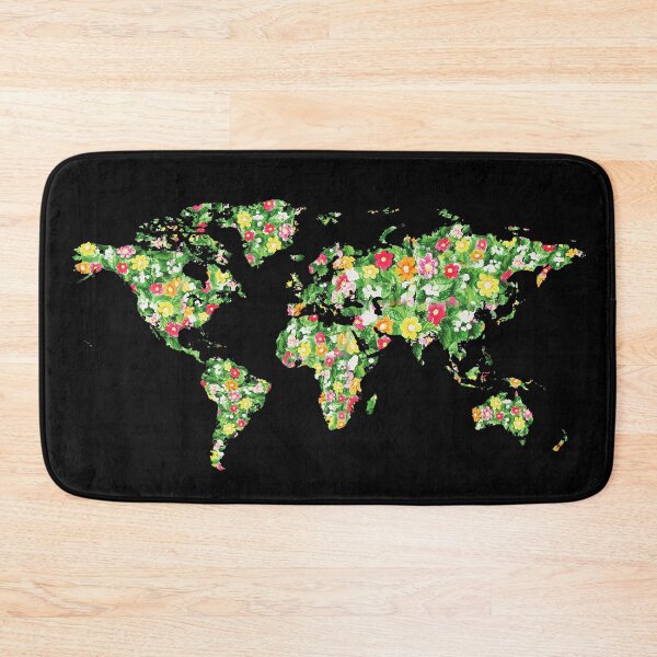 Item preview, Watercolor Map Of The World Silhouette PNG II designed and sold by Irina Sztukowski.