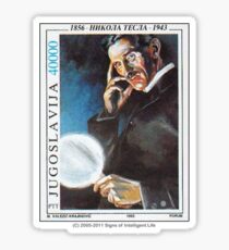 Tesla Stamp (Yugoslavia) Sticker