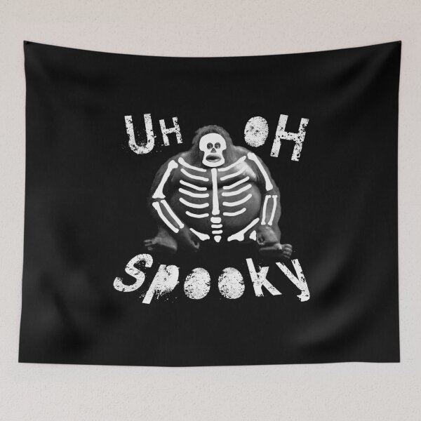 Item preview, Uh Oh Stinky Spooky Halloween Le Monke Funny Dank Meme designed and sold by brian60174.