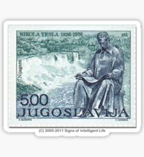 Tesla Stamp (Yugoslavia) II Sticker