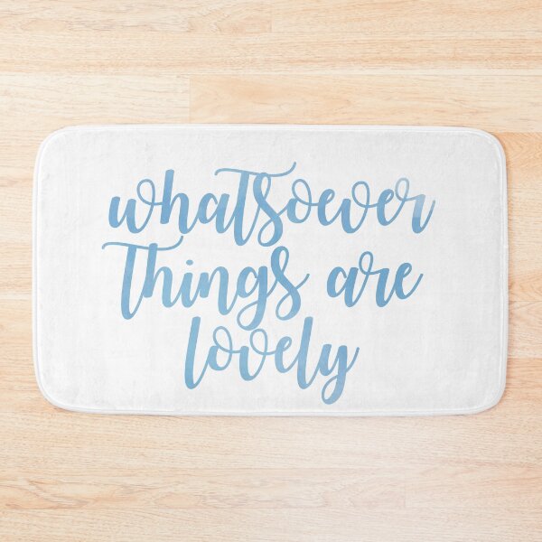 Item preview, WHATSOEVER THINGS ARE LOVELY (BLUE) designed and sold by christikdesigns.