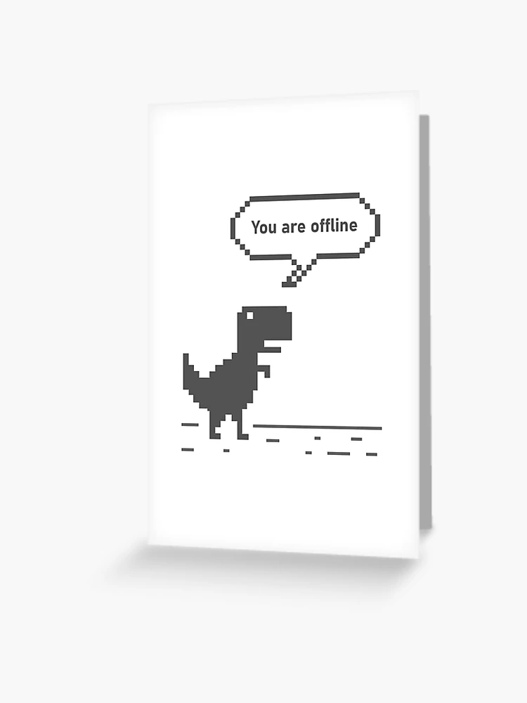 8-bit Dinosaur Chrome - Funny Coding Meme Poster for Sale by TechTeez