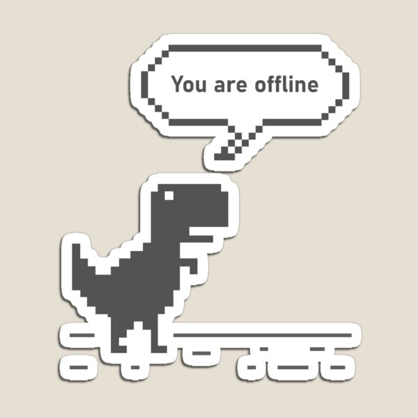 Offline T-Rex Game - Google Dino Run Baby One-Piece for Sale by Livity