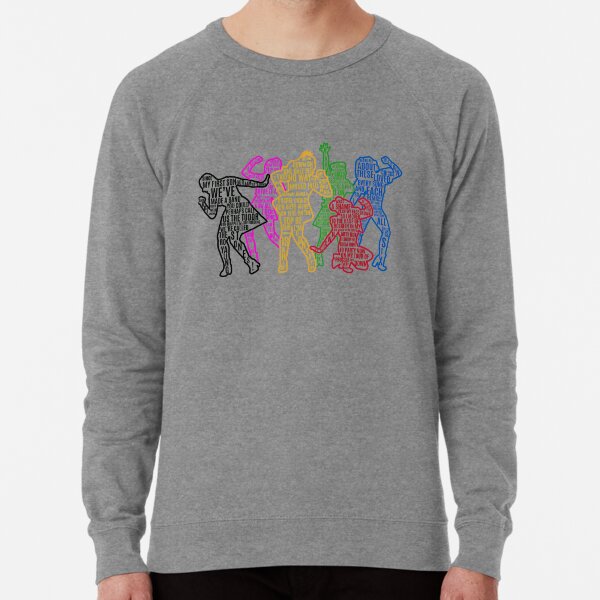 SIX The Musical Queens Silhouettes— With Lyrics! Lightweight Sweatshirt