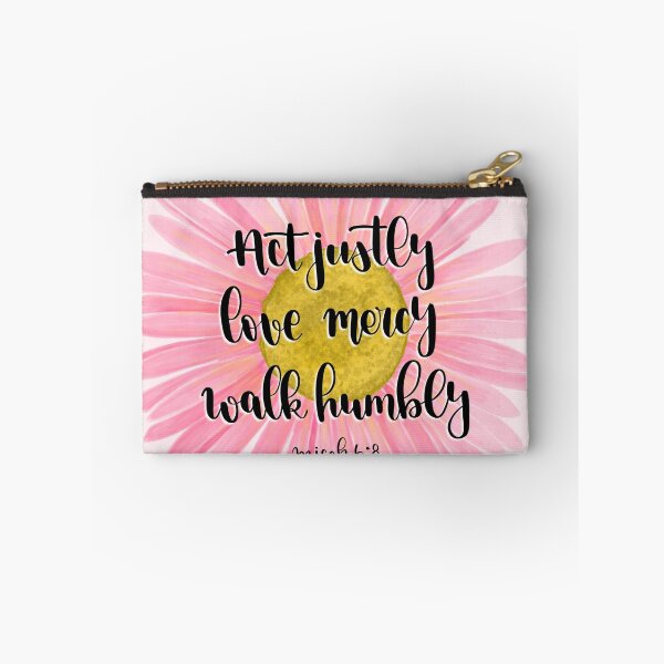 Item preview, Walk Humbly - Pink designed and sold by chelseasletters.