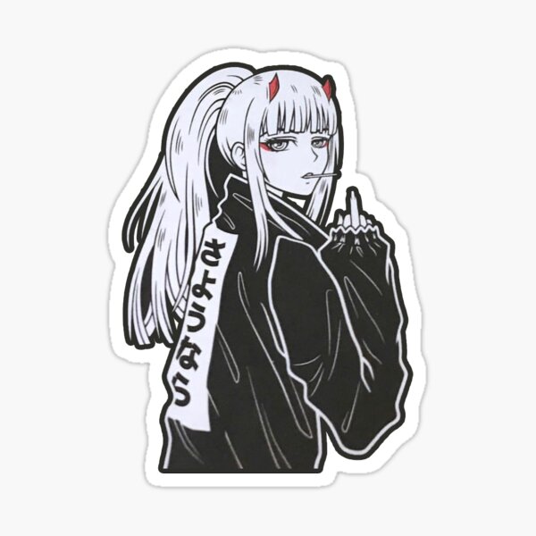 Darling Ohayo Anime Lenticular Shifting Sticker Decal 