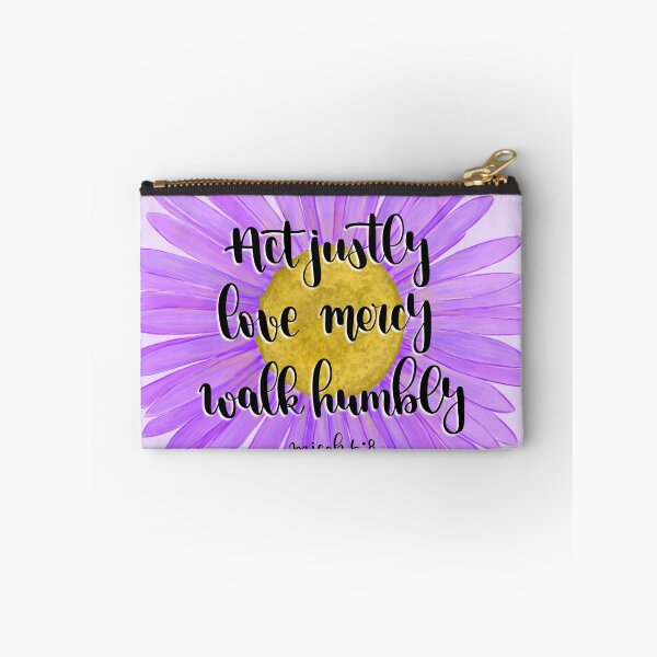 Item preview, Walk Humbly - Purple designed and sold by chelseasletters.