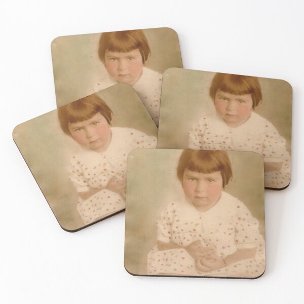 Item preview, Studio photo of my Mom as a young girl, vintage, portrait, child designed and sold by Vintaged.