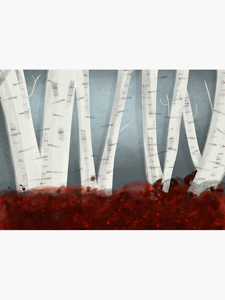 Modern Birchwood Art Print by hopecharged