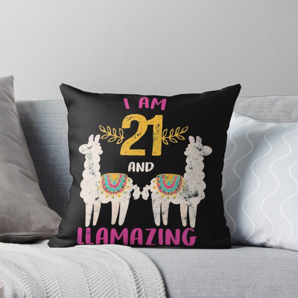 Item preview, I Am 21 Years Old Llamazing Cute Llama 21st Birthday designed and sold by findgreatshirts.