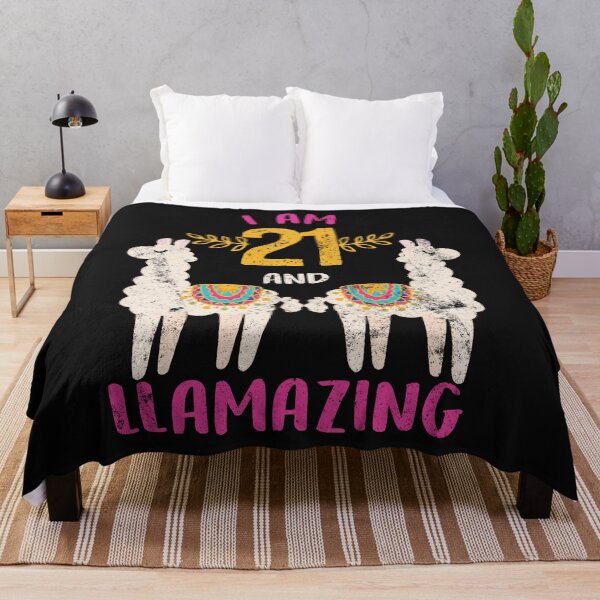 Item preview, I Am 21 Years Old Llamazing Cute Llama 21st Birthday designed and sold by findgreatshirts.