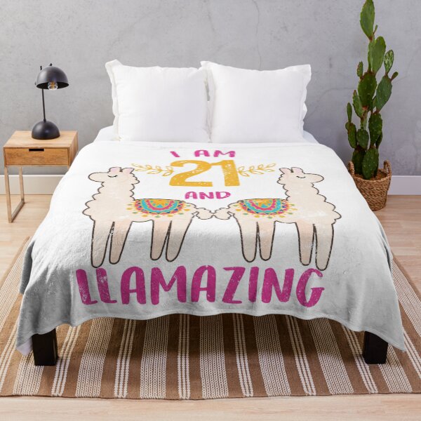 Item preview, I Am 21 Years Old Llamazing Cute Llama 21st Birthday designed and sold by findgreatshirts.