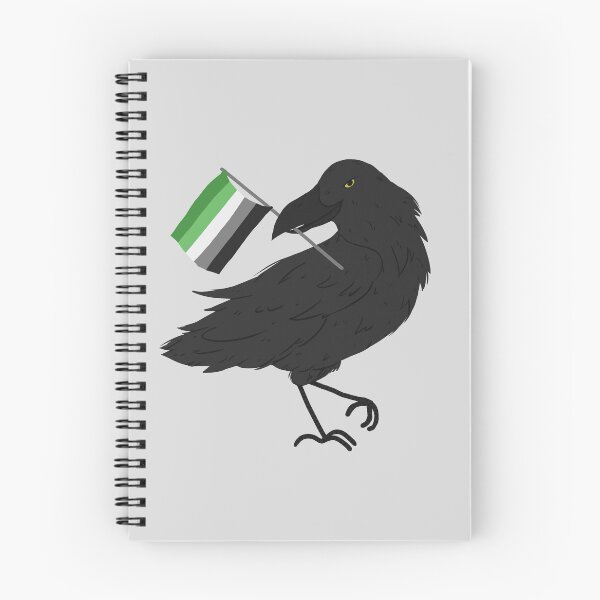 Aperçu de l'œuvre Fierté Crow (aro pride) créée et vendue par bluejeanz.