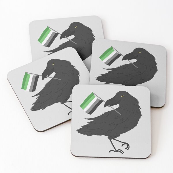 Aperçu de l'œuvre Fierté Crow (aro pride) créée et vendue par bluejeanz.