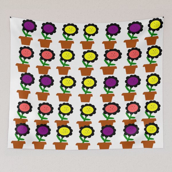Item preview, Angry Flower Pattern designed and sold by TCBerry82.