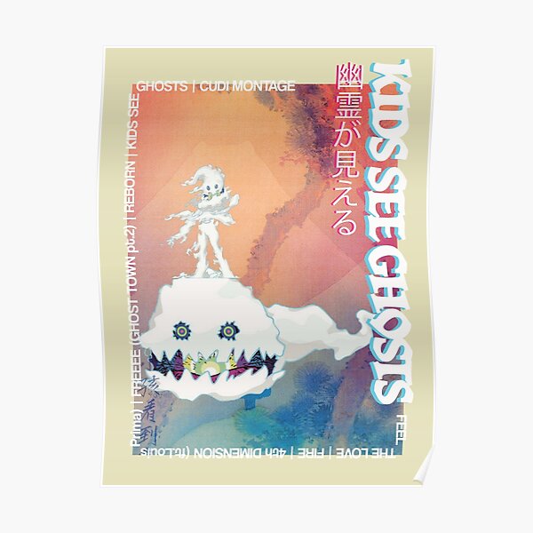 Kids See Ghosts Art Print Poster
