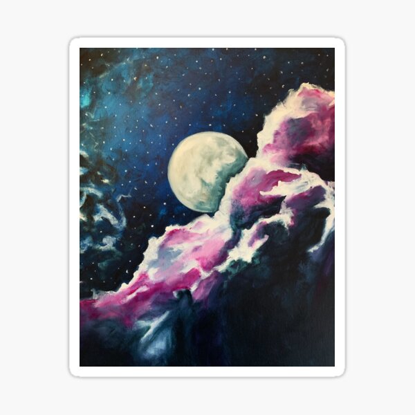 Full Moon Image Sticker