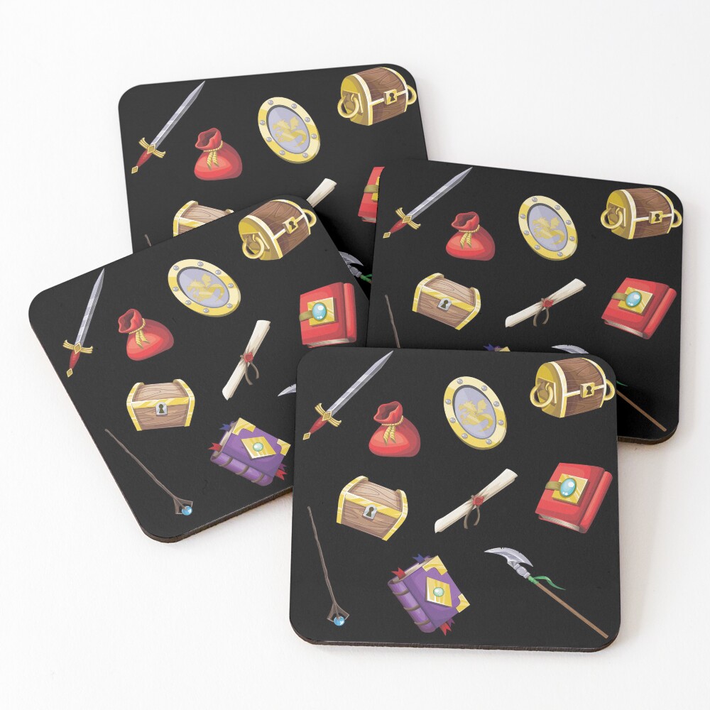 Item preview, Coasters (Set of 4) designed and sold by WickedWizard.