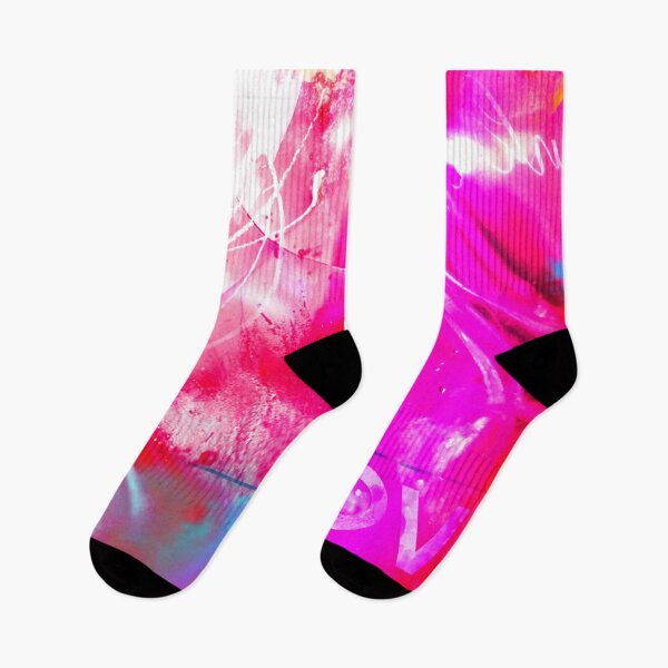 Item preview, Pink and white flowing abstract design designed and sold by ZebEddy.