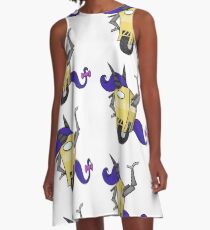 Borderlands Claptrap PandoraCorn Butt Stallion A-Line Dress