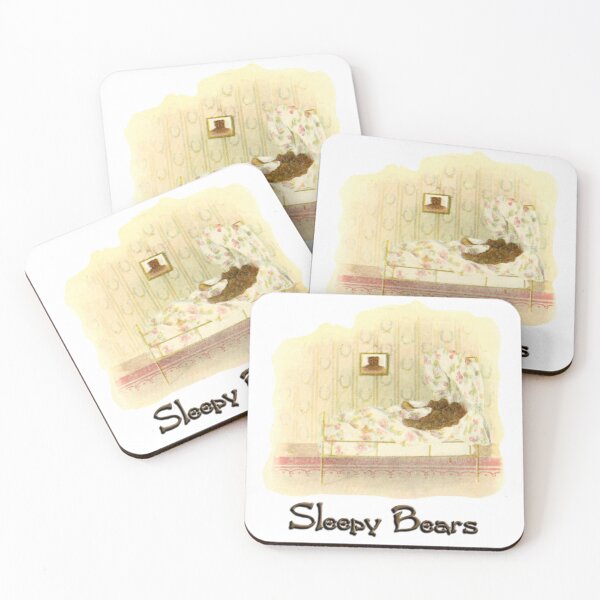 Item preview, SLEEPY BEARS - at the end of a busy day the bears are ready for bed. designed and sold by johndhalsted.