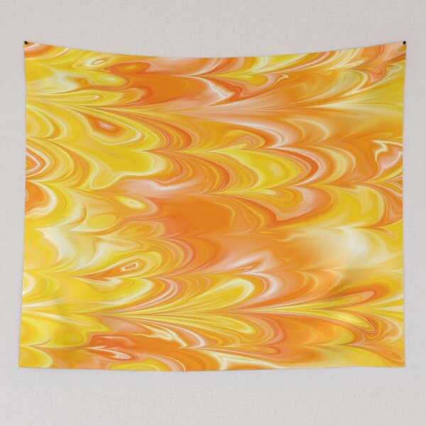 Item preview, Yellow and Orange Marbling designed and sold by chantahlia.