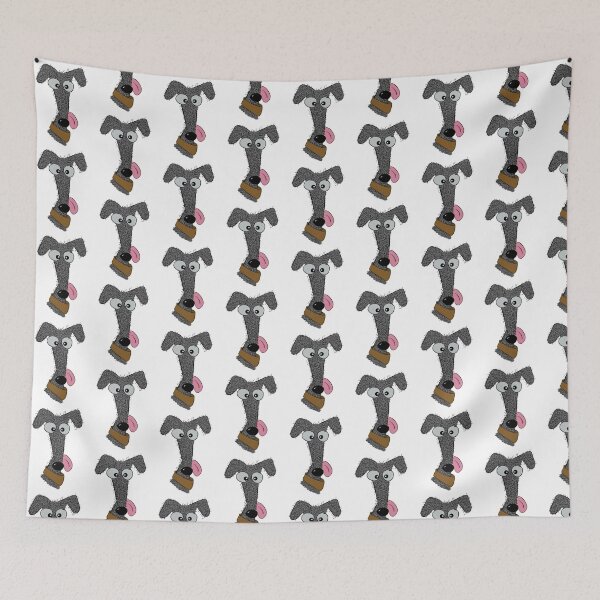 Item preview, Scruffy Curly Grey Lurcher designed and sold by Mat Dixon.