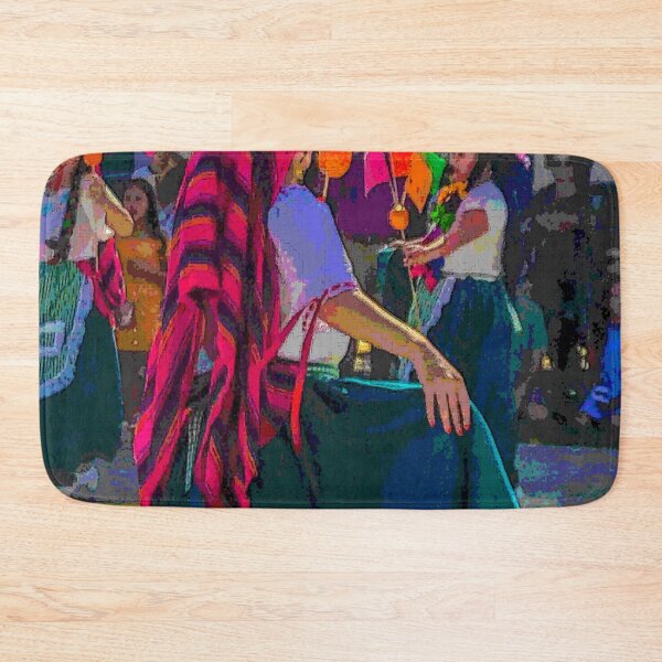 Item preview, Folkorico Dancer in Green Skirt designed and sold by William E Lopez.