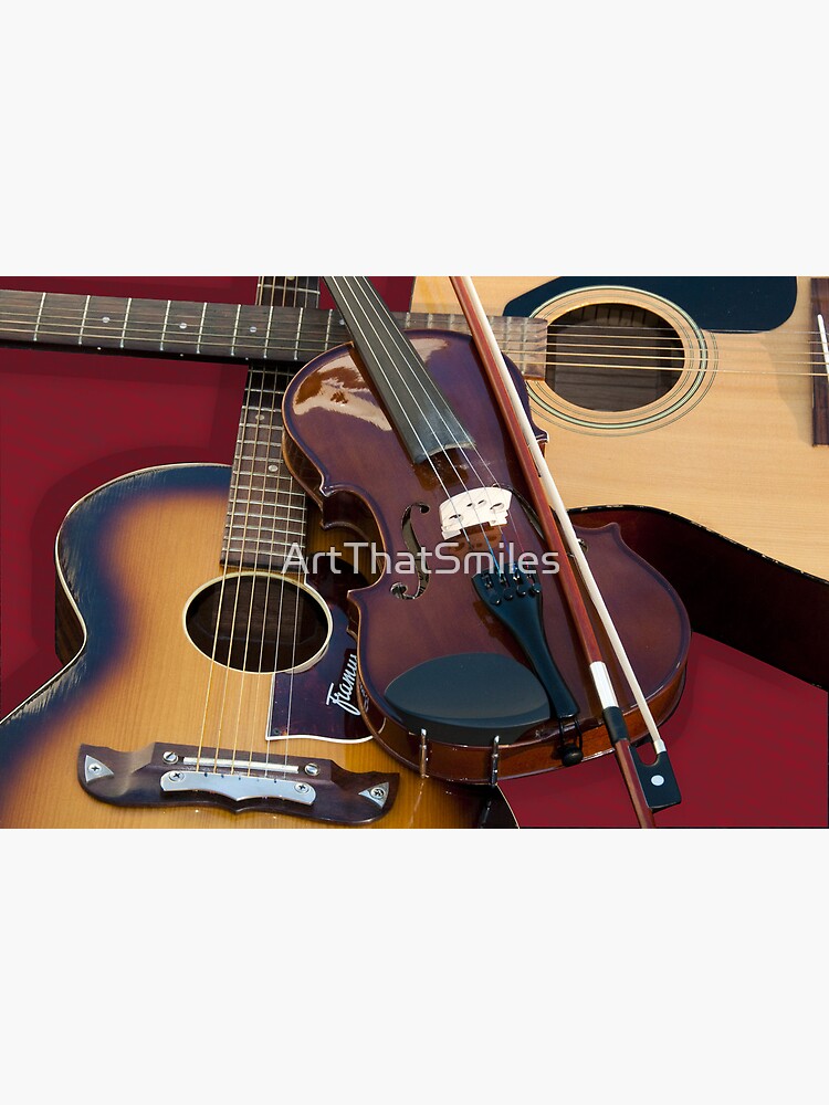 ""Strings and Things" musical strings" Poster by ArtThatSmiles