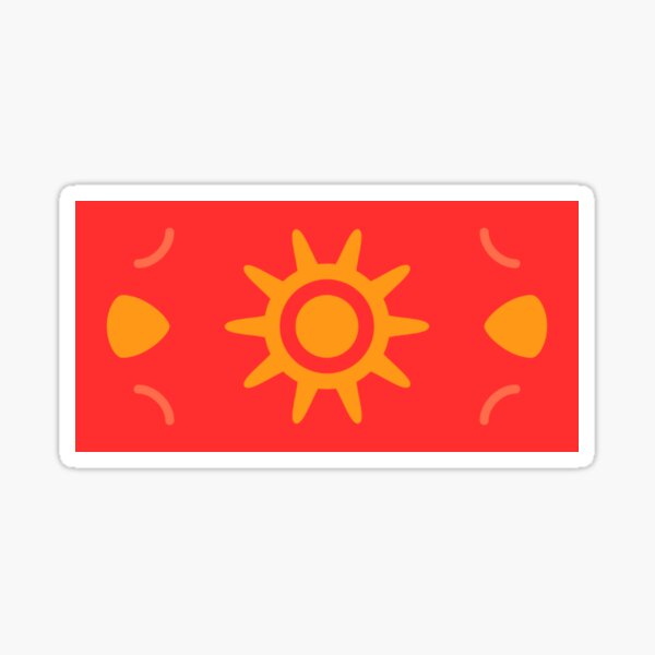 Santoria region flag Sticker