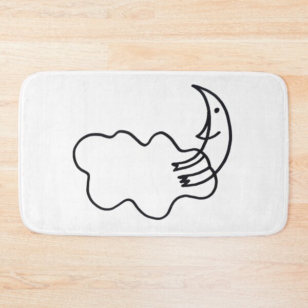 Item preview, Smiling Moon With Cloud Cover designed and sold by Istvan Ocztos.