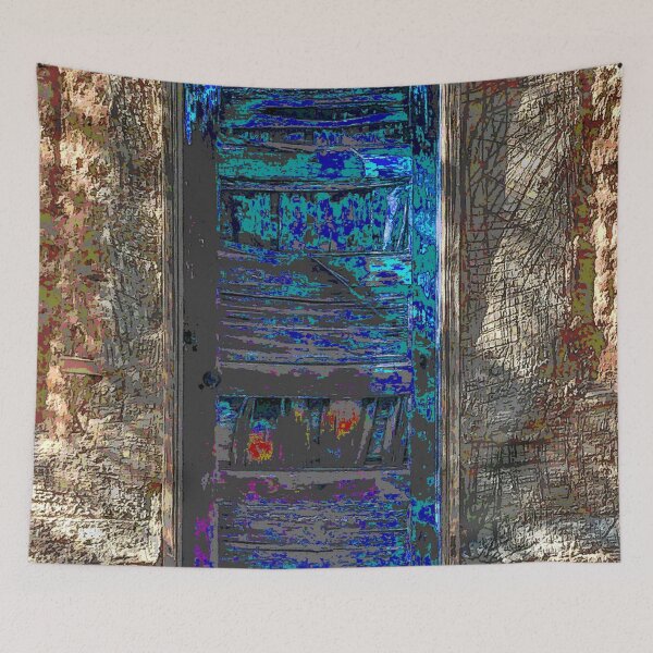 Item preview, Rustic Blue Door in Mesilla, New Mexico designed and sold by William E Lopez.