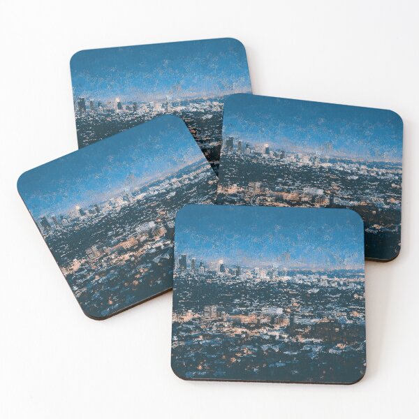 Item preview, Los Angeles Skyline designed and sold by AM FineArtPrints.