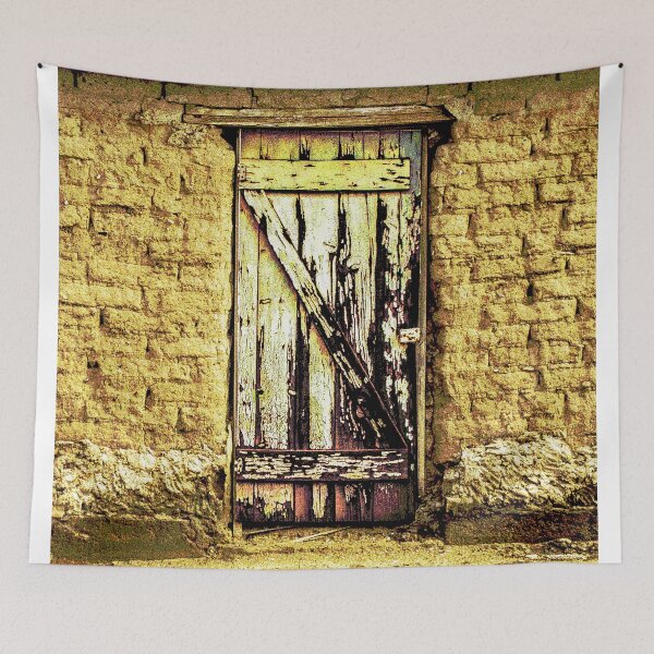 Item preview, Weathered White Door in Mesilla, New Mexico designed and sold by William E Lopez.