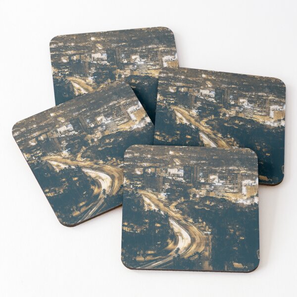 Item preview, Los Angeles Skyline designed and sold by AM FineArtPrints.