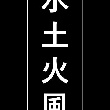 Aperçu de l'œuvre Eau Terre Feu Air (Japonais) de widmore