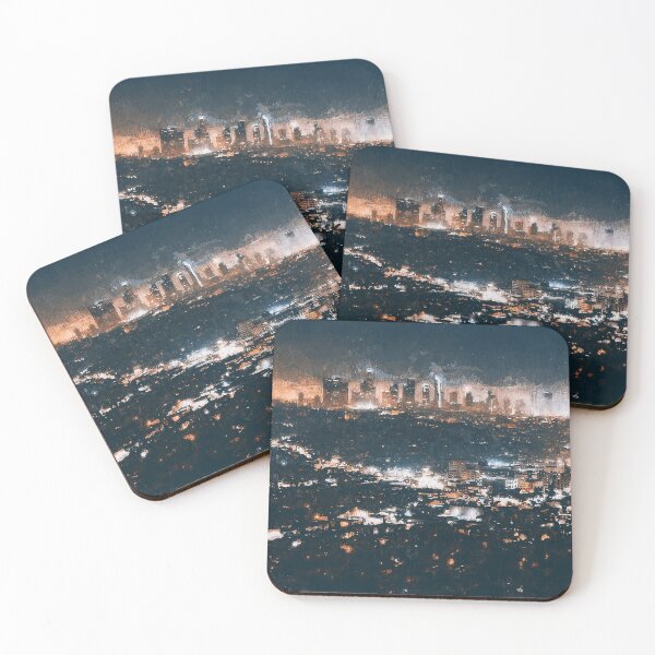 Item preview, Los Angeles Skyline designed and sold by AM FineArtPrints.
