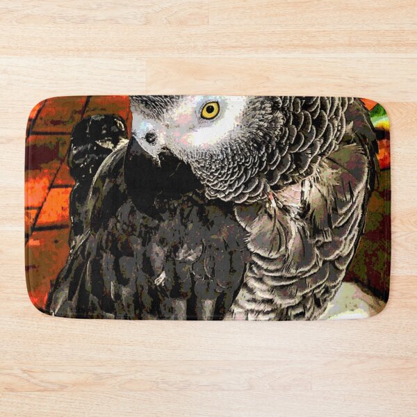 Item preview, Phinias the African Parrot Visiting the Mesilla, New Mexico Plaza designed and sold by William E Lopez.