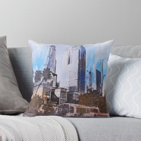 Item preview, Los Angeles Skyline designed and sold by AM FineArtPrints.