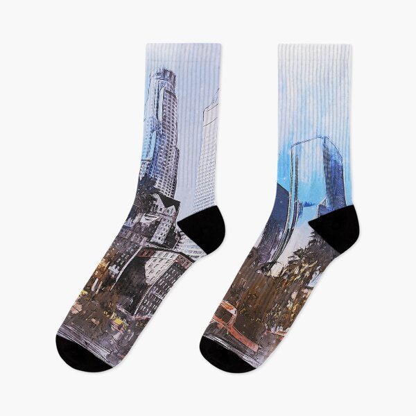 Item preview, Los Angeles Skyline designed and sold by AM FineArtPrints.