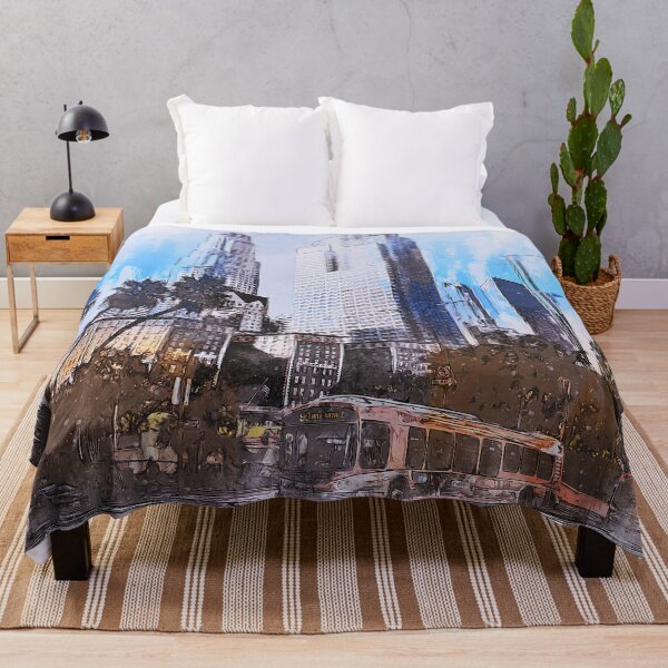 Item preview, Los Angeles Skyline designed and sold by AM FineArtPrints.