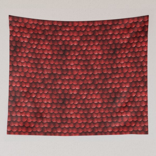 Item preview, Scale pattern red designed and sold by emberfawkes.