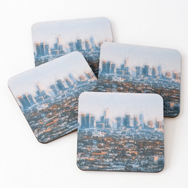 Item preview, Los Angeles Skyline designed and sold by AM FineArtPrints.