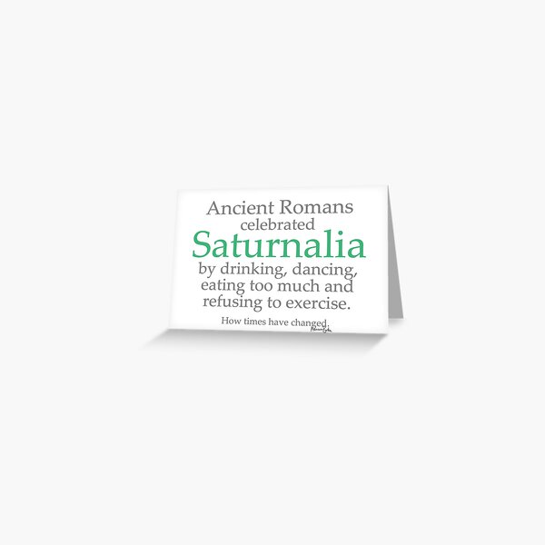 Happy Saturnalia Greeting Card
