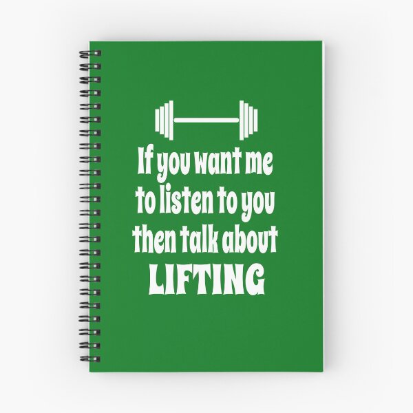 Item preview, If You Want Me To Listen To You Then Talk About Weightlifting designed and sold by Merch-Tees.