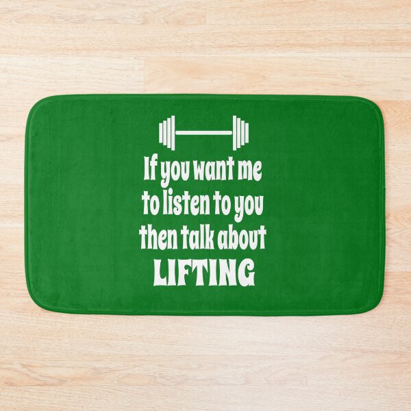 Item preview, If You Want Me To Listen To You Then Talk About Weightlifting designed and sold by Merch-Tees.