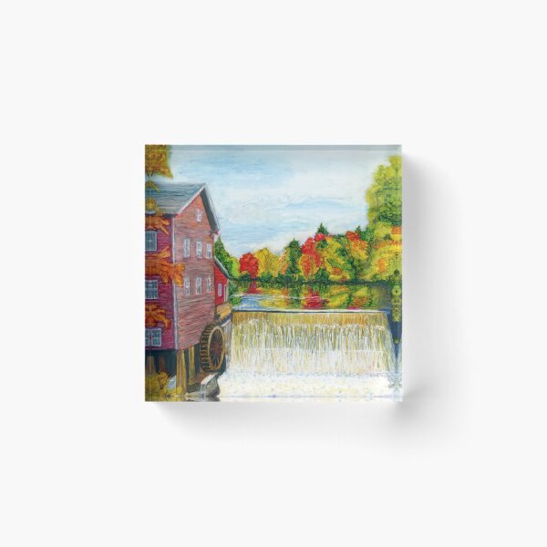 Item preview, Mill In Autumn designed and sold by Marcella Chapman.