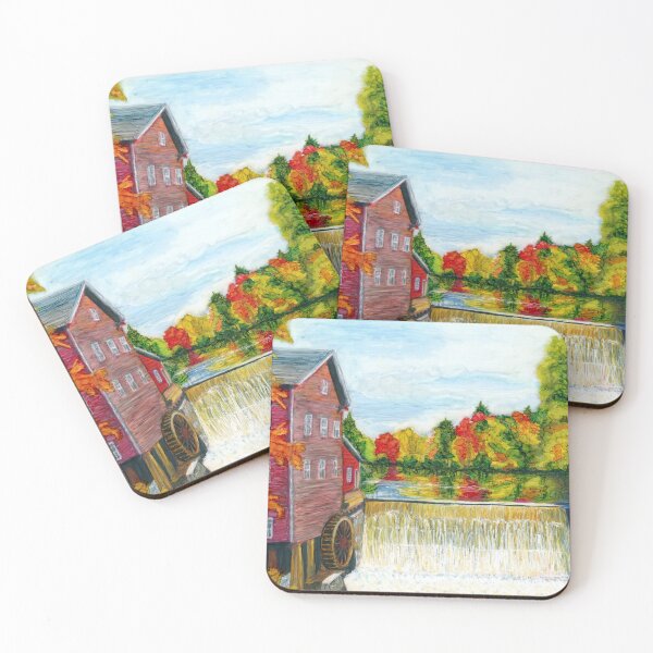 Item preview, Mill In Autumn designed and sold by Marcella Chapman.