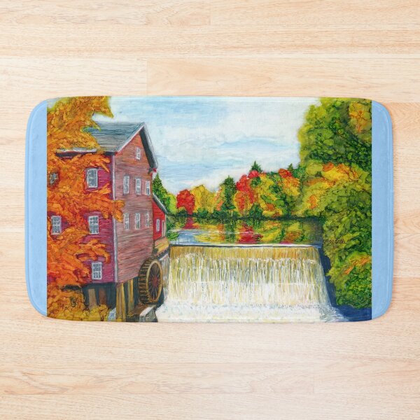 Item preview, Mill In Autumn designed and sold by Marcella Chapman.
